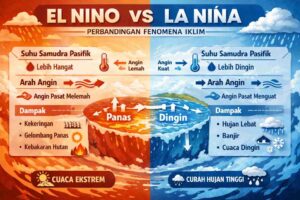 Infografis El Nino dan La Nina