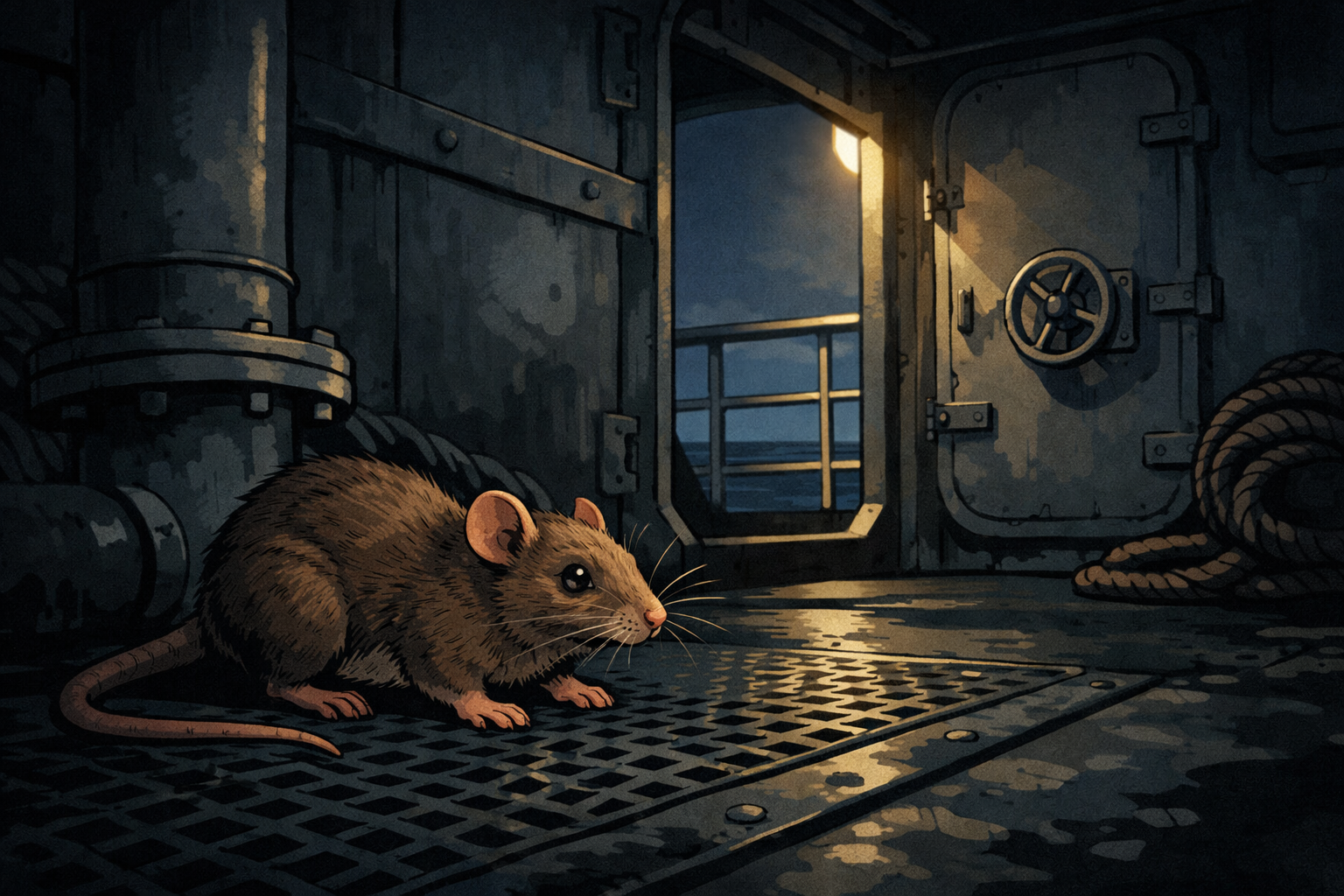 Ilustrasi tikus penyebab Hantavirus